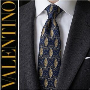 🆕 Valentino Italy Silk Tie